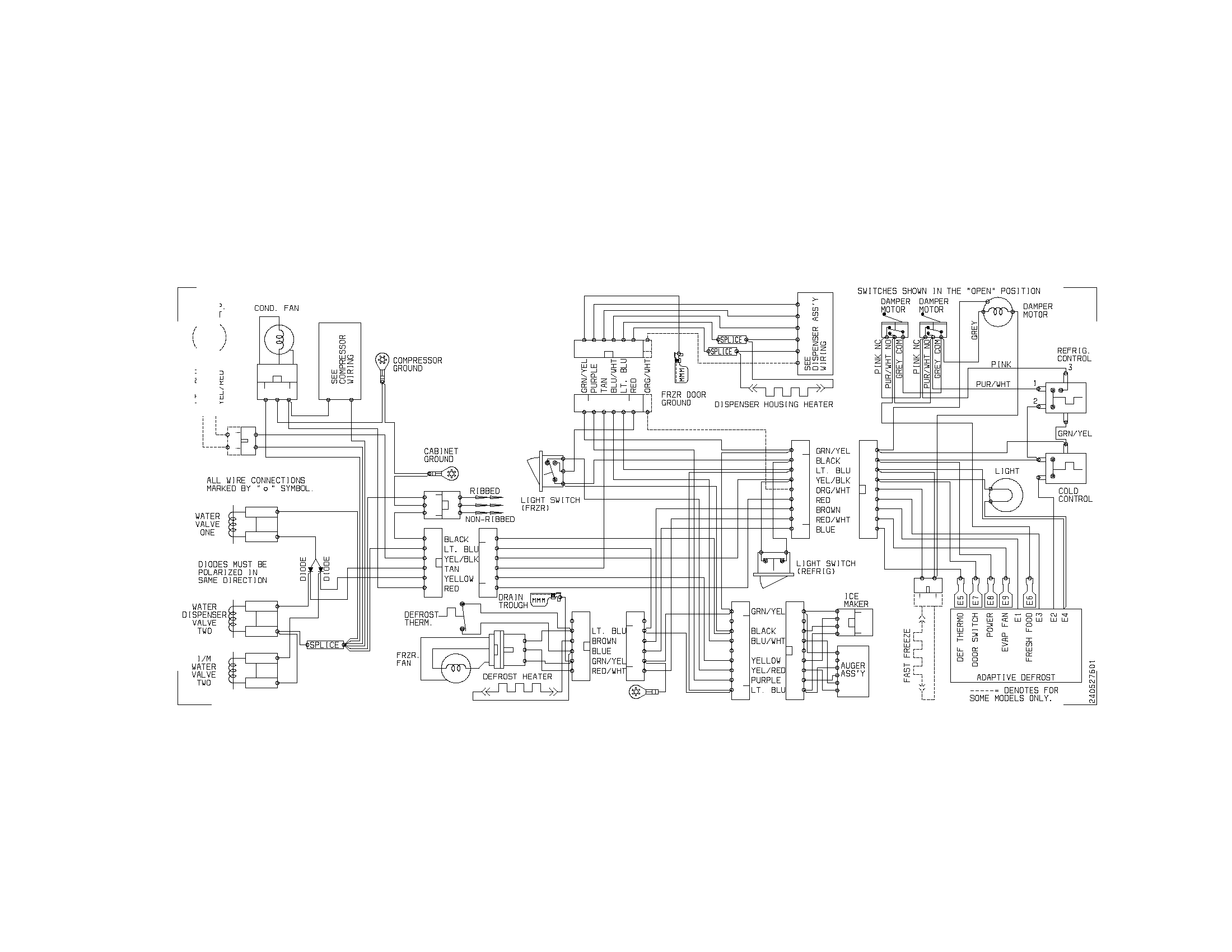 Kenmore 25351234105 wiring diagram diagram