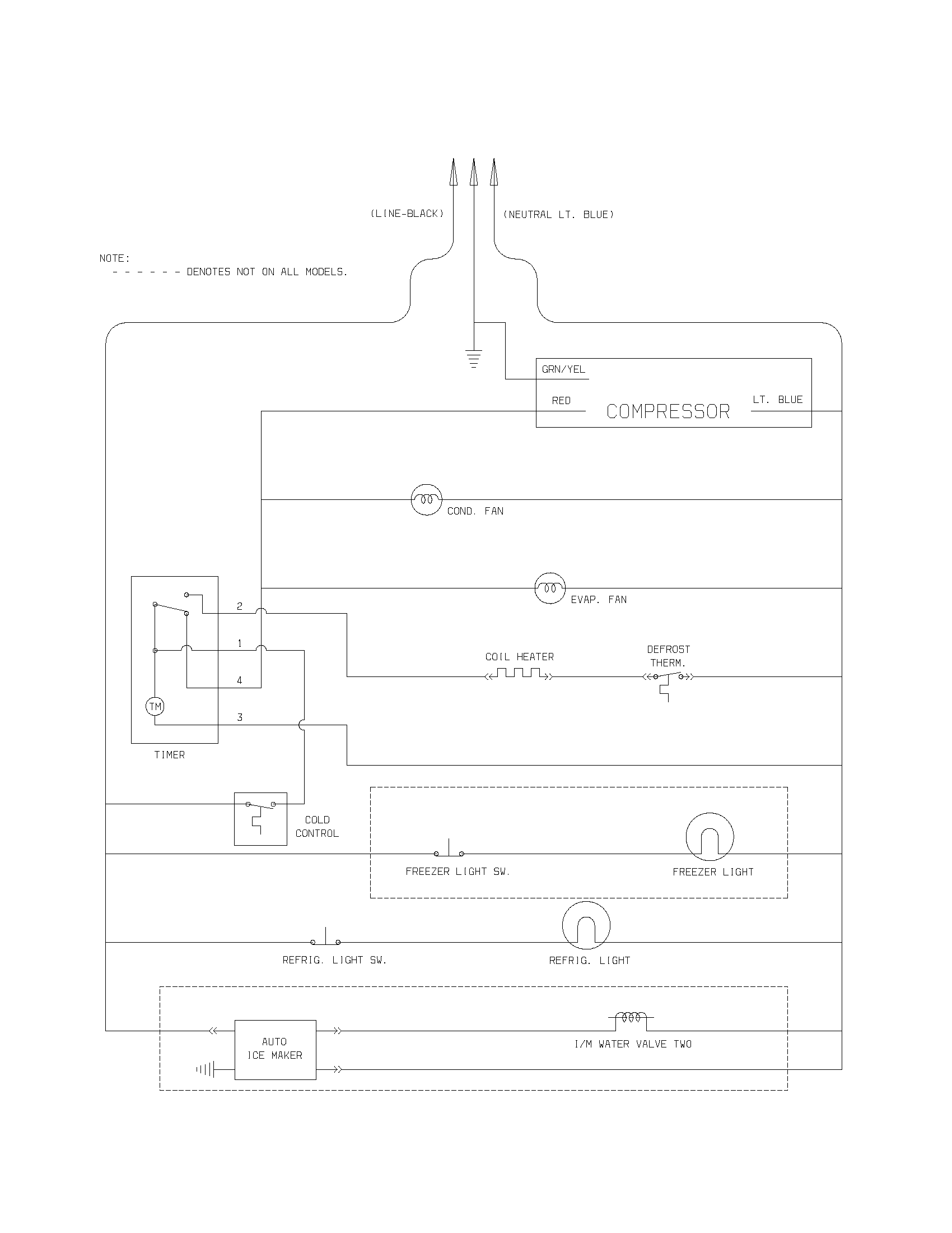 Kenmore 2533180410A wiring schematic diagram
