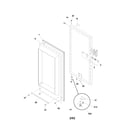 Frigidaire FFU09K0AW0 door diagram