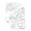 Frigidaire PLRT217TAK1 ice maker diagram