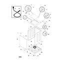 Frigidaire FWX833SAS0 wshr cab,top diagram