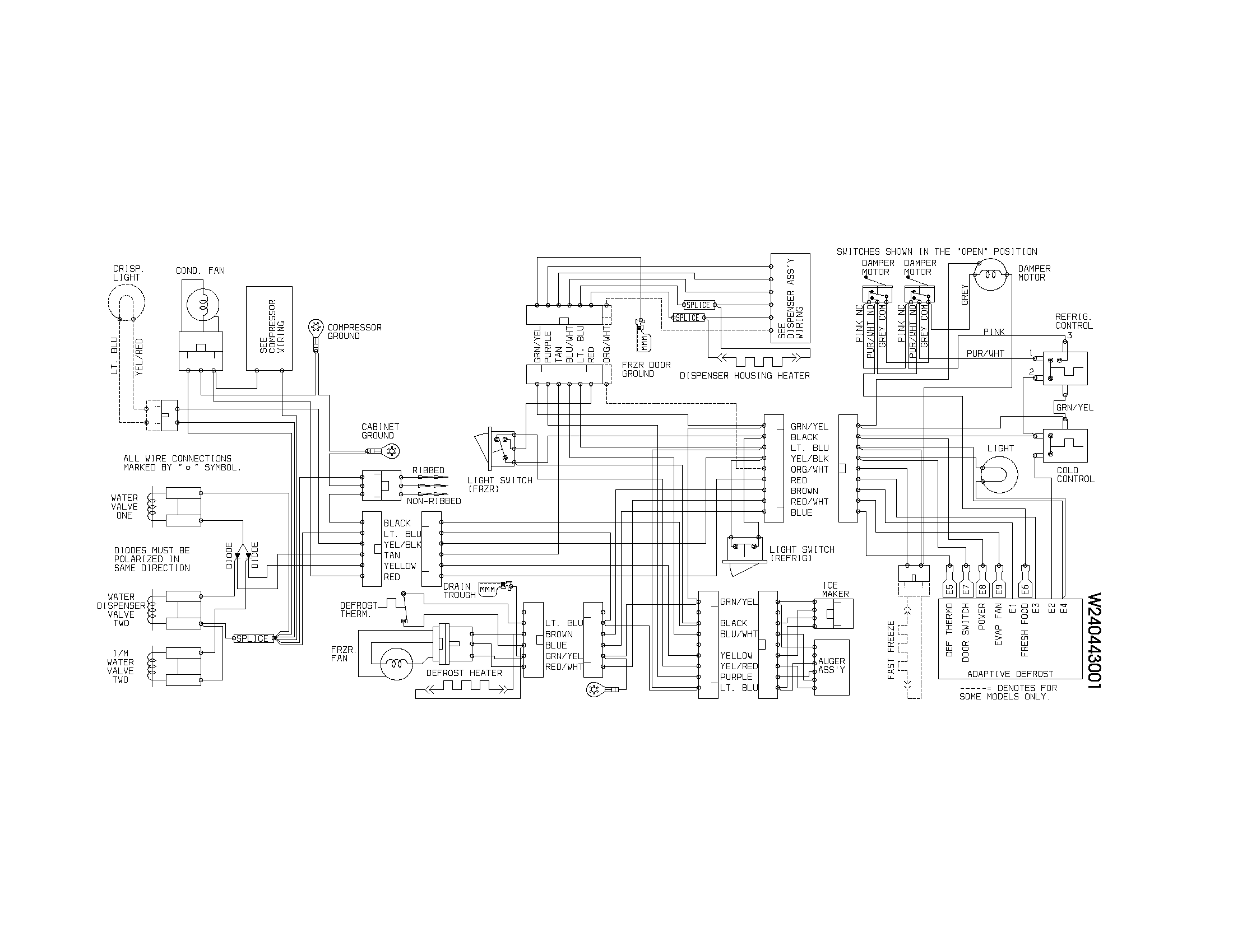 Frigidaire FRS26H5ASB1 wiring diagram diagram
