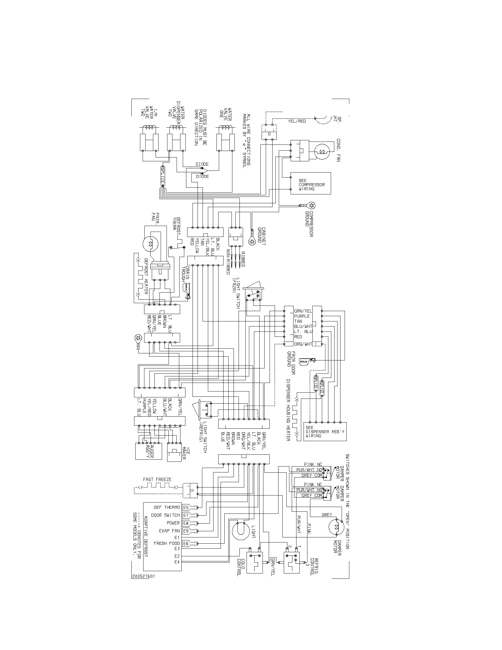 Kenmore 25351622104 wiring diagram diagram