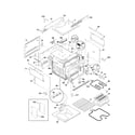 Frigidaire FED355ASA body diagram