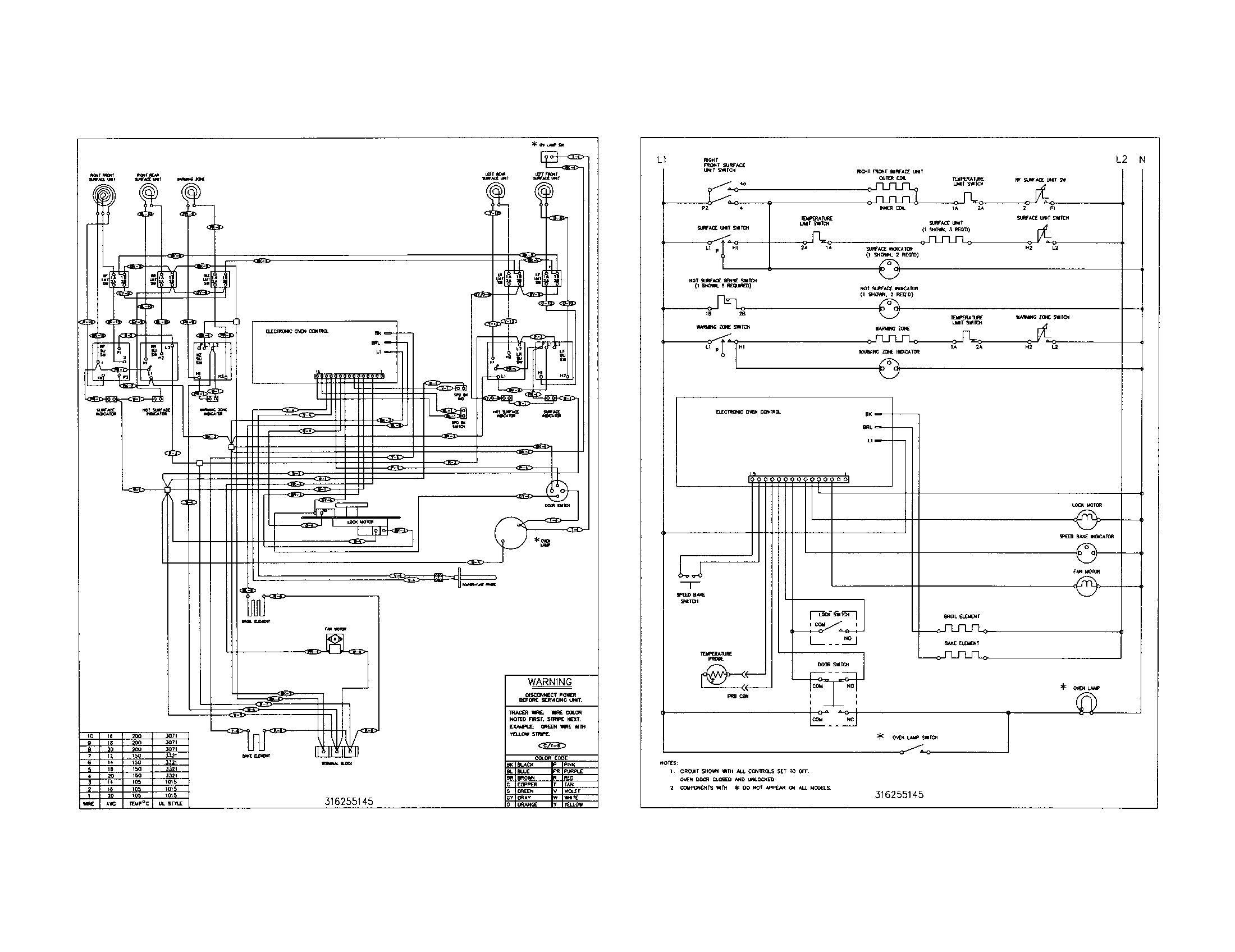 Frigidaire NGSE3WZAQE wiring diagram diagram