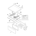 Frigidaire GLEF376AQE top/drawer diagram