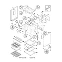 Frigidaire FGF366BCA body diagram