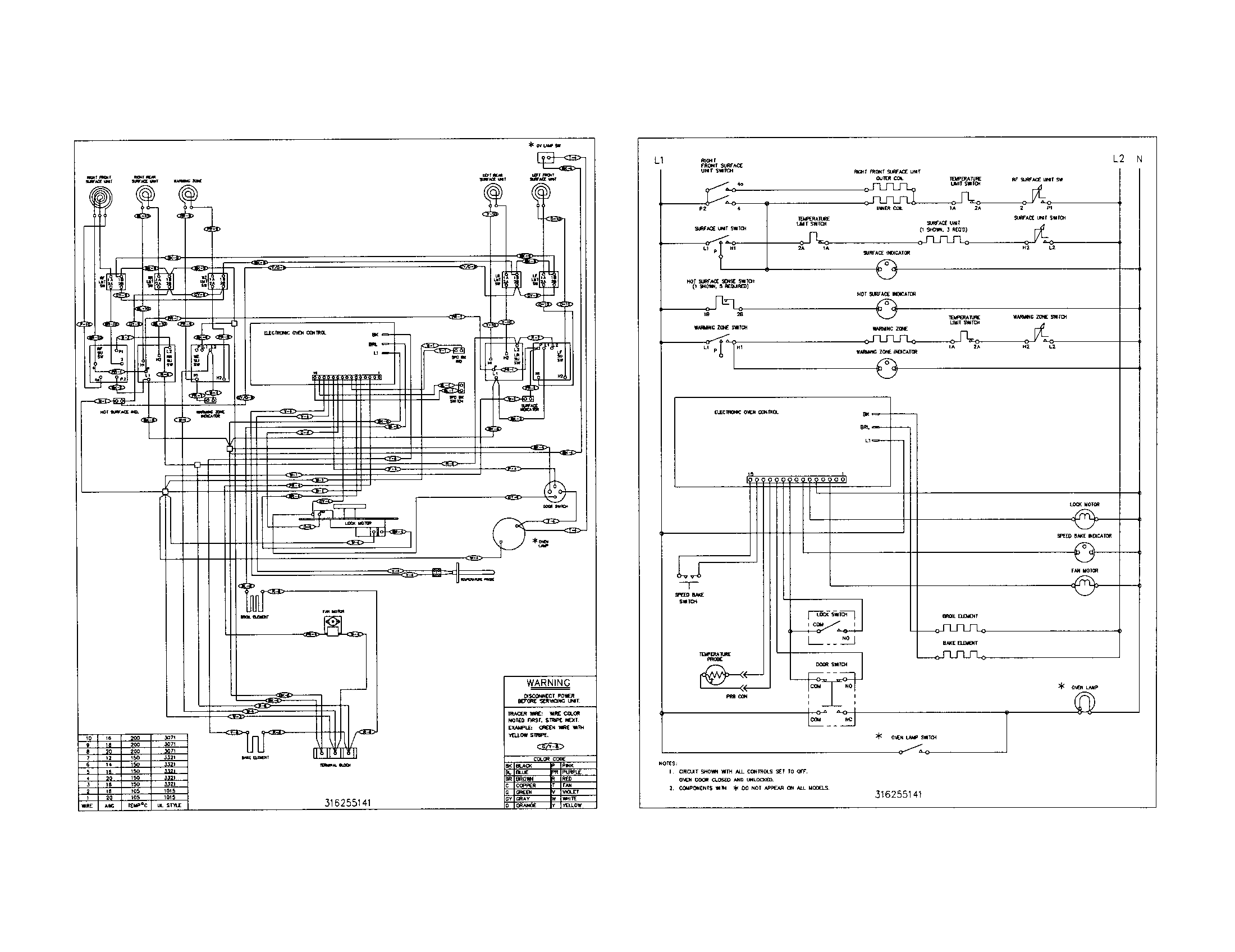 Frigidaire FEF379ACE wiring diagram diagram