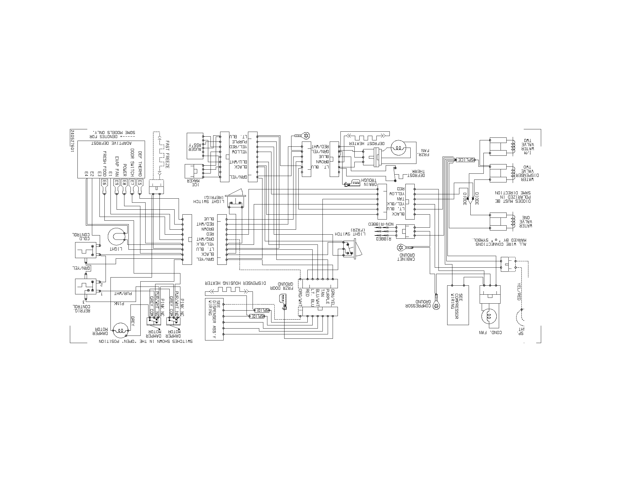 Kenmore 25352614200 wiring diagram diagram