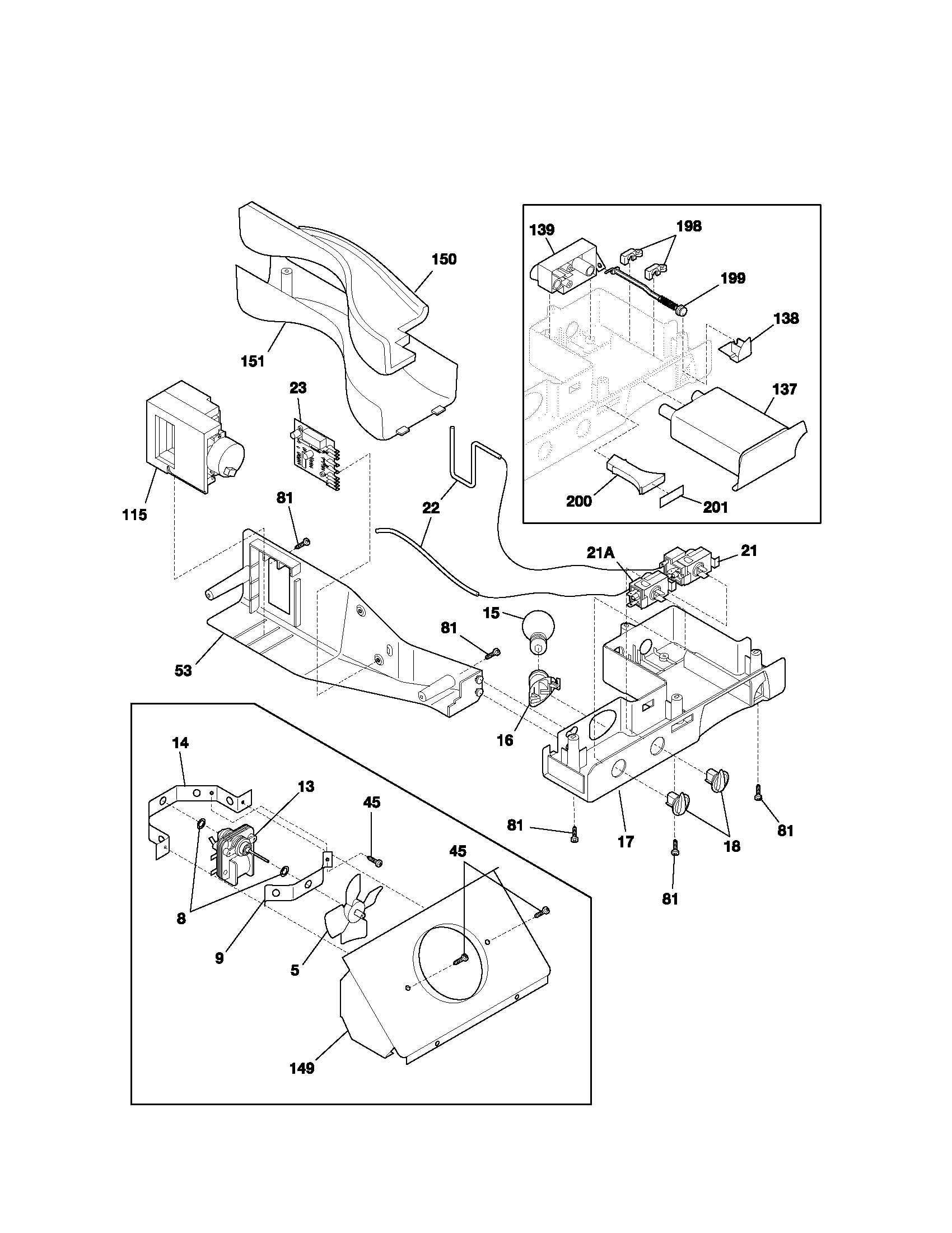 Kenmore 25352339200 controls diagram