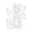Frigidaire FRT21H7ASB0 doors diagram