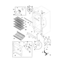Frigidaire FFU20FC4AW1 cabinet diagram