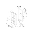 Frigidaire FFU20FC6AW3 door diagram
