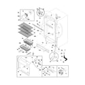 Frigidaire FFU20FC6AW3 cabinet diagram
