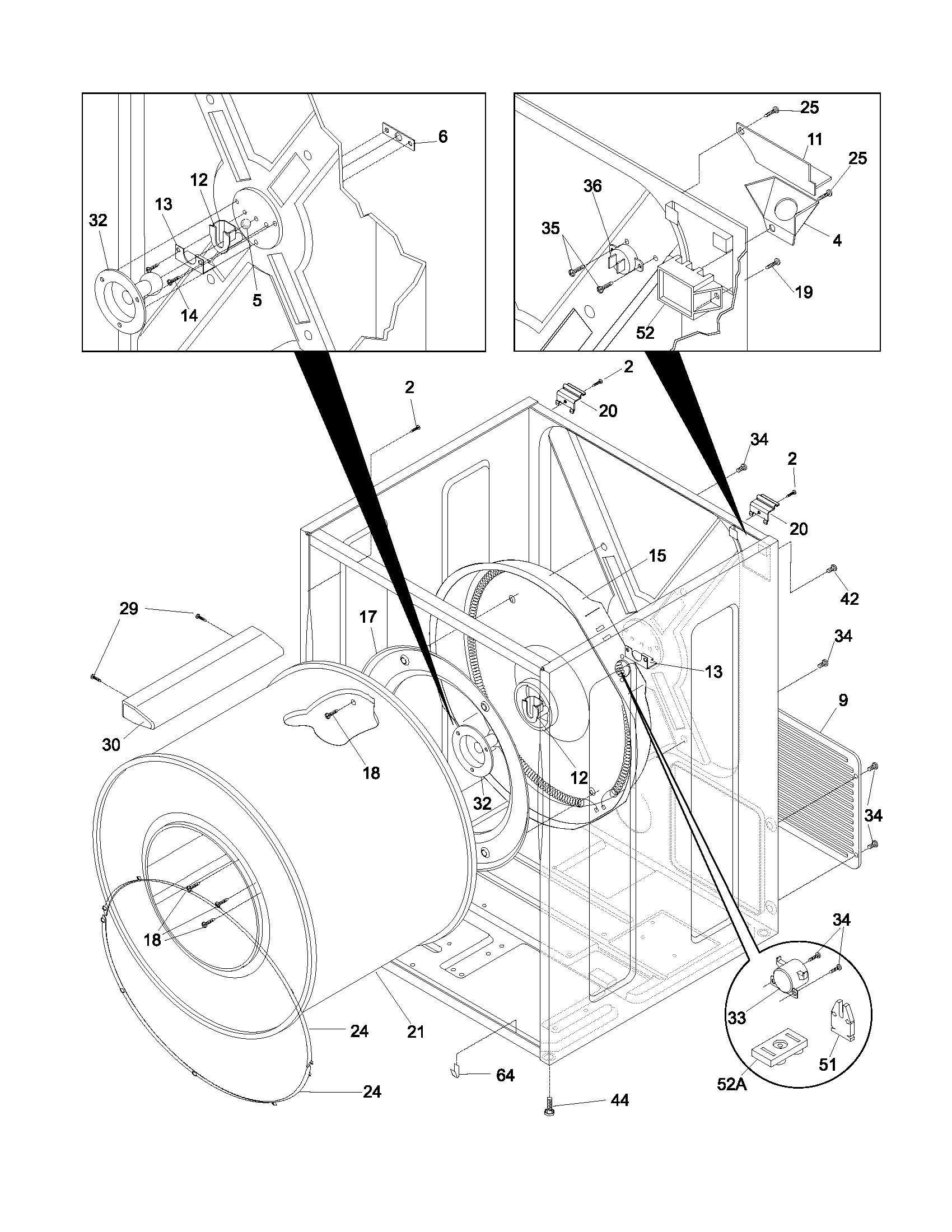 Frigidaire FER231AS1 dry cab,heater diagram