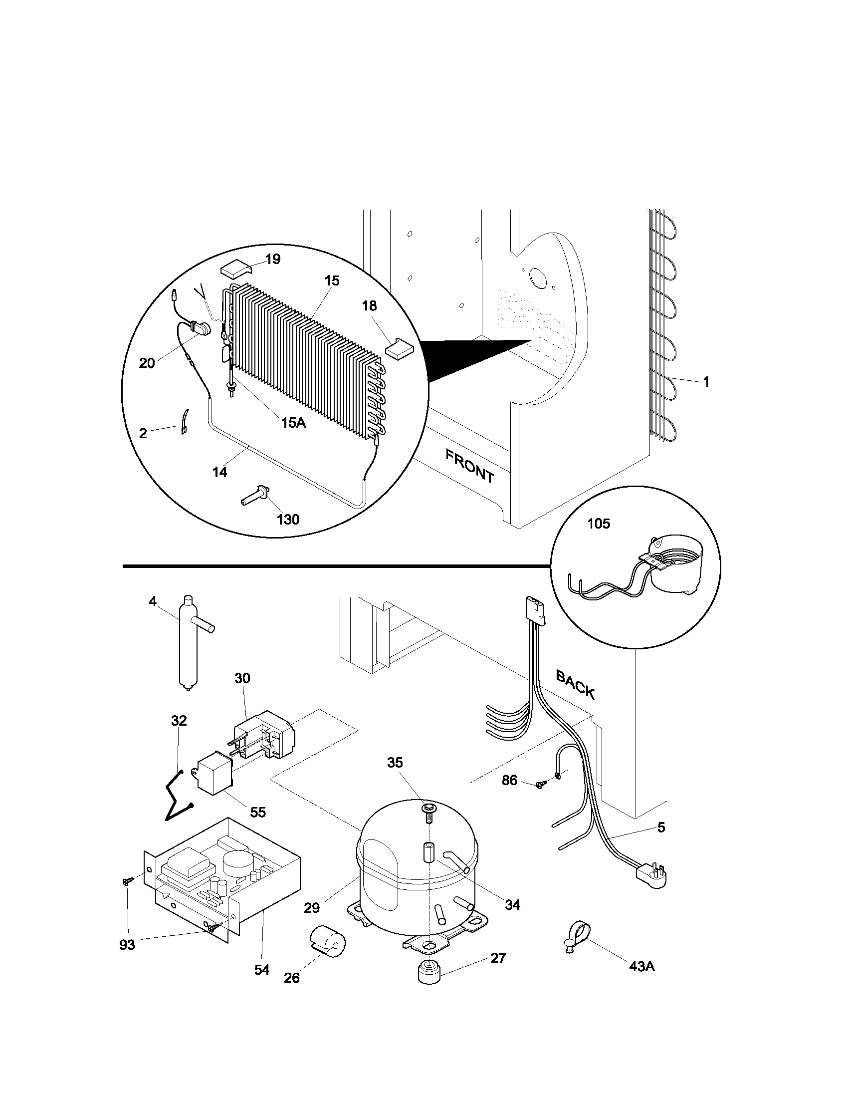 Kenmore 25321041104 system diagram