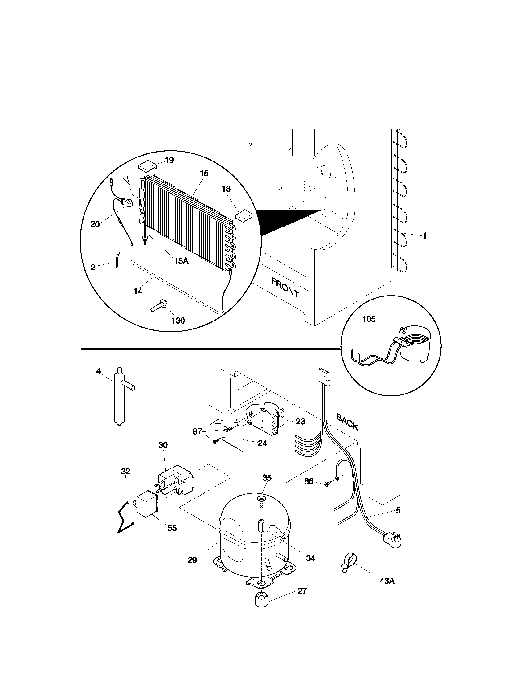 Kenmore 25321421105 system diagram