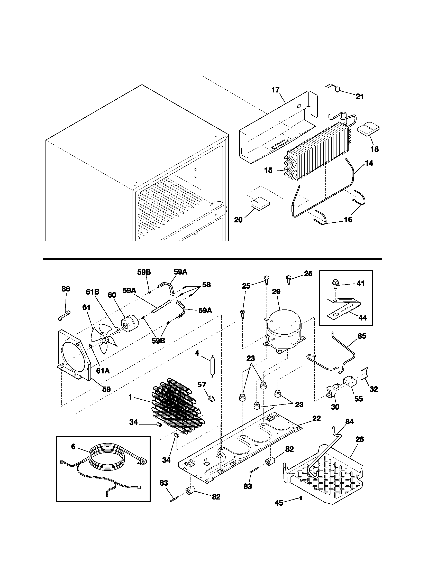 Kenmore 25331430102 system diagram