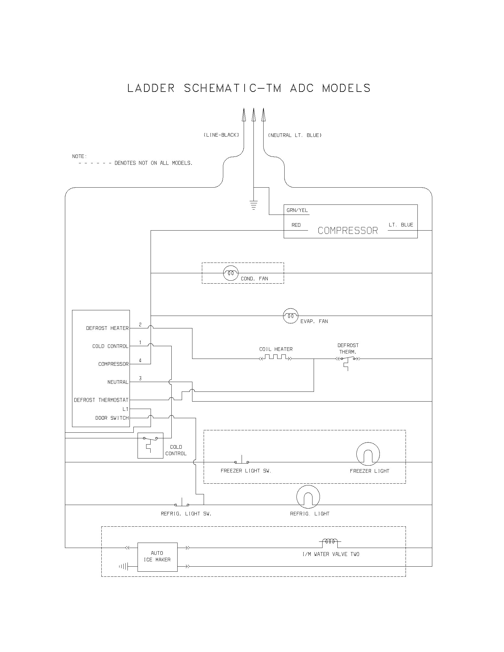 Kenmore 25331430102 wiring schematic diagram