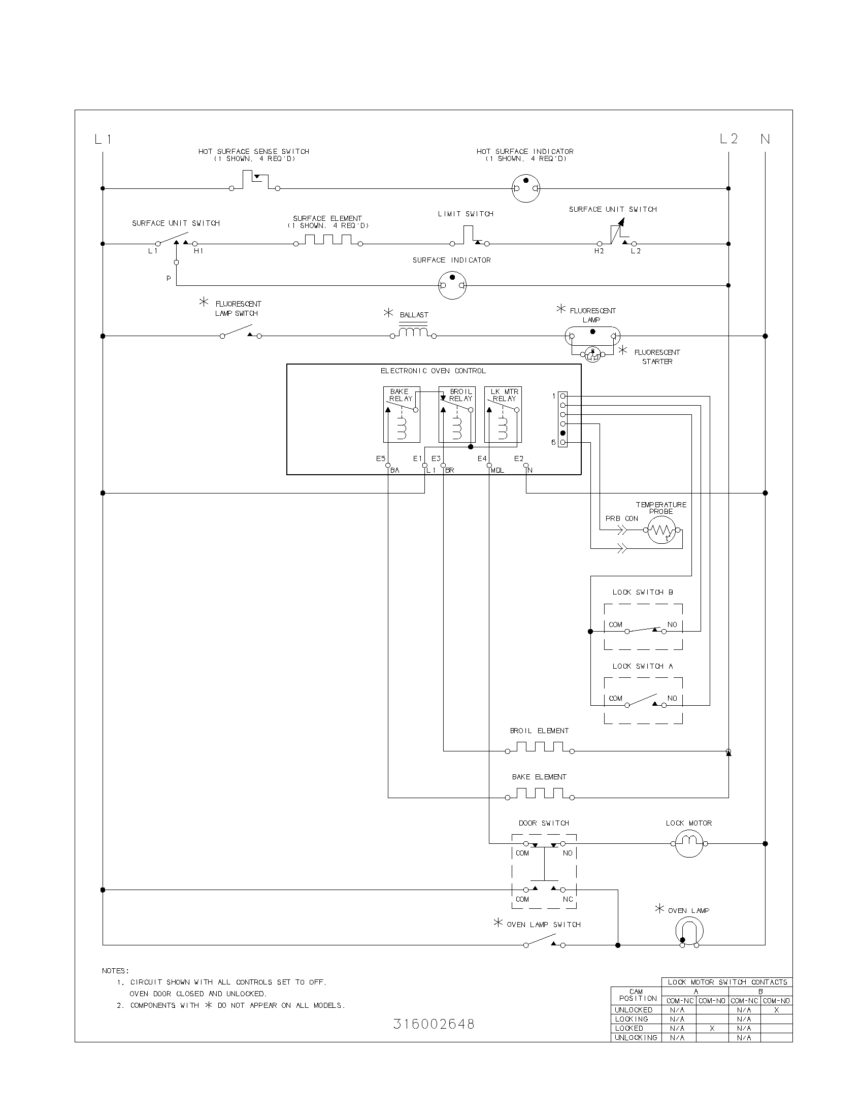 White-Westinghouse WEF365BHDB wiring diagram diagram