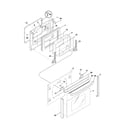Frigidaire FED367AQD door diagram