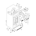 Frigidaire GLRT215RBB2 cabinet diagram