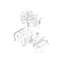 Frigidaire FEF455BBA oven door diagram