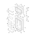 Frigidaire NGS21TZAQ3 doors diagram