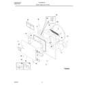 Frigidaire FSG446RHS1 frnt pnl,door diagram