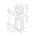 Frigidaire FRT21P5AQ6 doors diagram