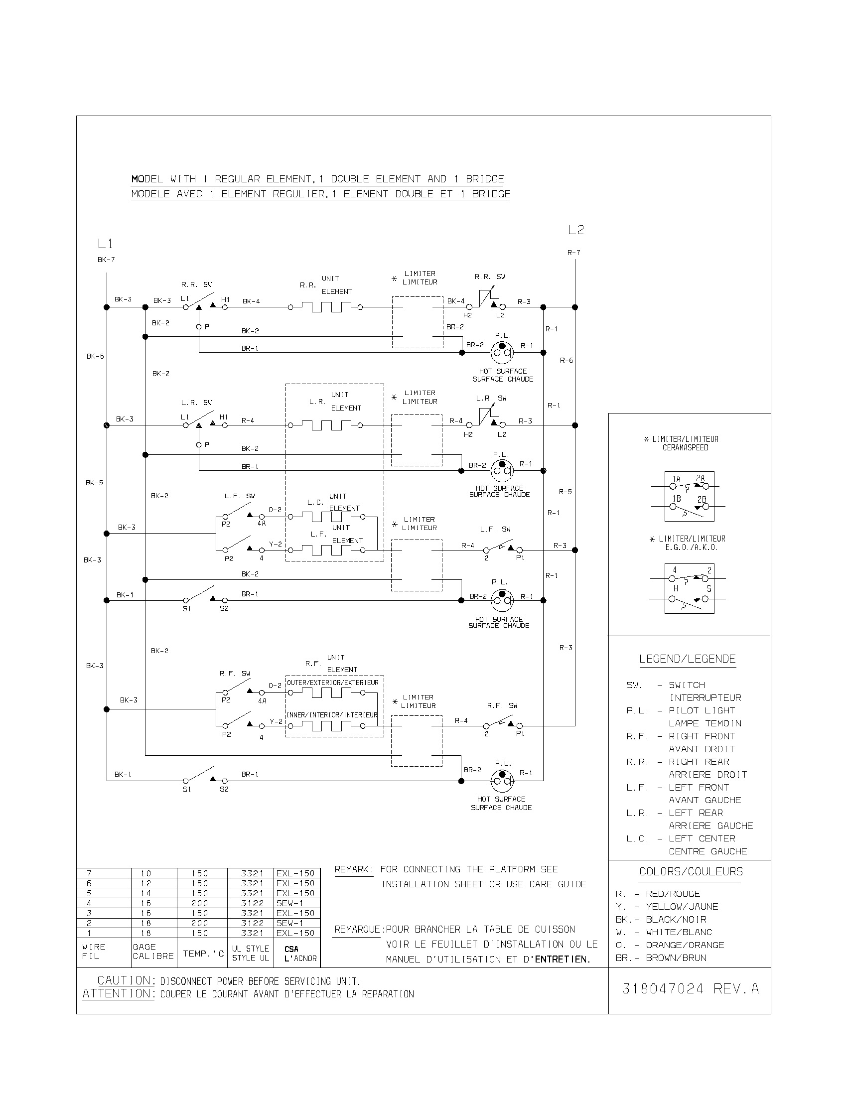 Frigidaire GLEC30S8AQC wiring diagram diagram