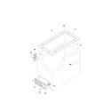 Frigidaire FFC05K1BW0 cabinet diagram