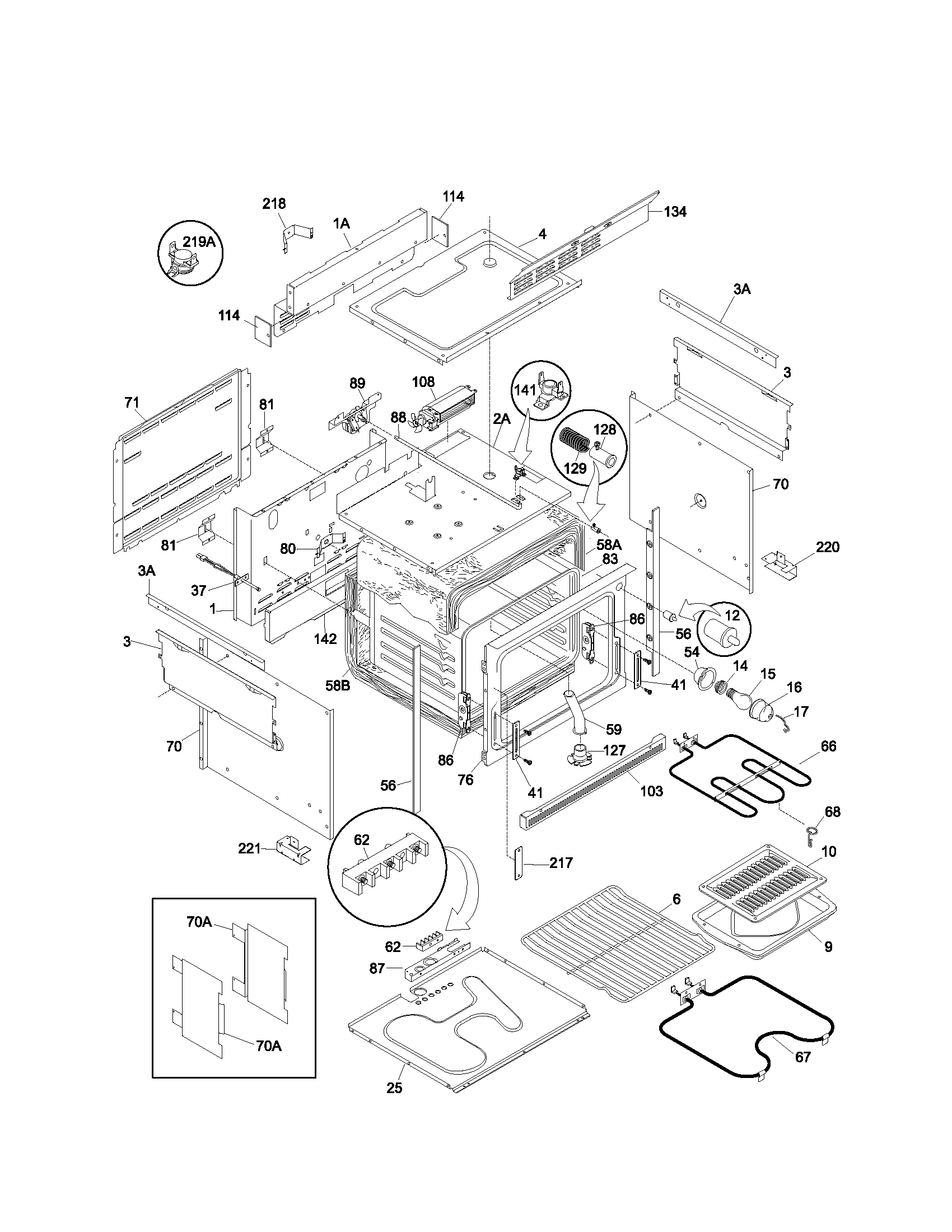 Kenmore 79045662102 body diagram