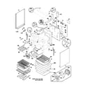 Frigidaire FEFL88ASA body diagram