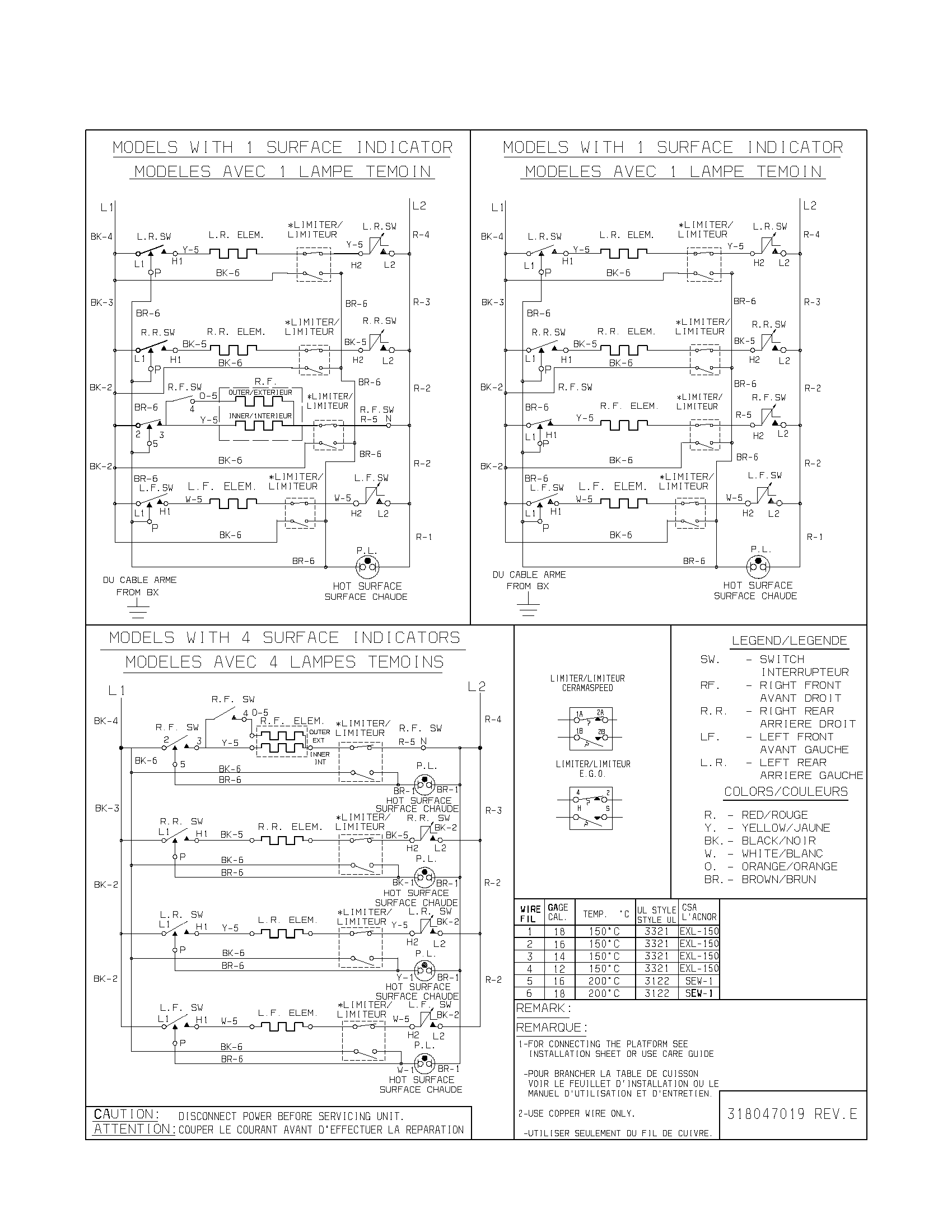 Frigidaire FEC32S6ABC wiring diagram diagram