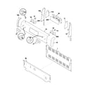 Frigidaire FEF363BXAWA backguard diagram
