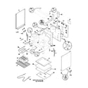 Frigidaire FEF363BXAWA body diagram