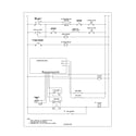 Frigidaire FEF363BXAWA wiring schematic diagram