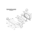 Frigidaire FGF379WXBCA door diagram