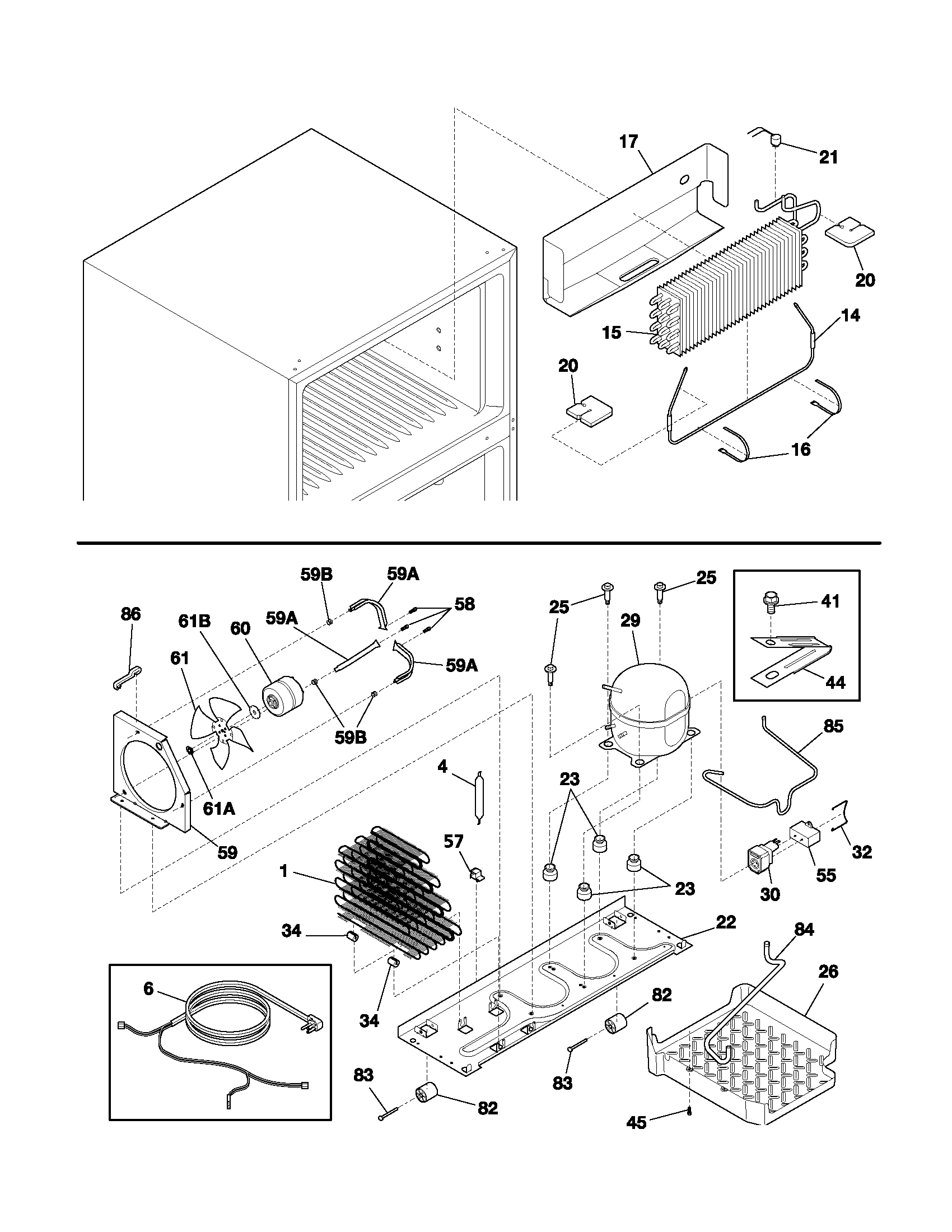 White-Westinghouse WRT18MP5AQ2 system diagram