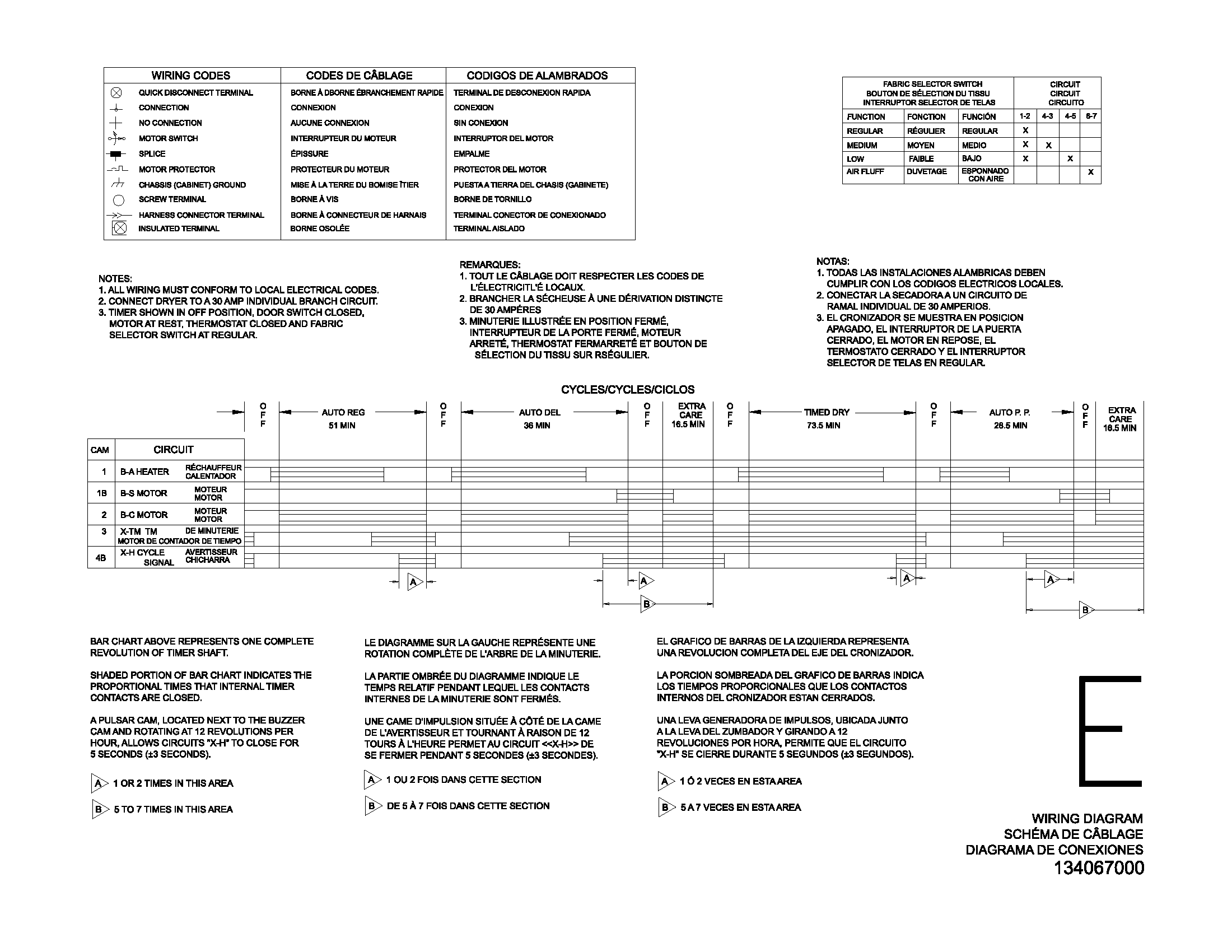 Frigidaire GSER642AS2 wiring schematic diagram