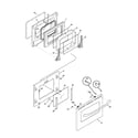Frigidaire FES367BCA door diagram
