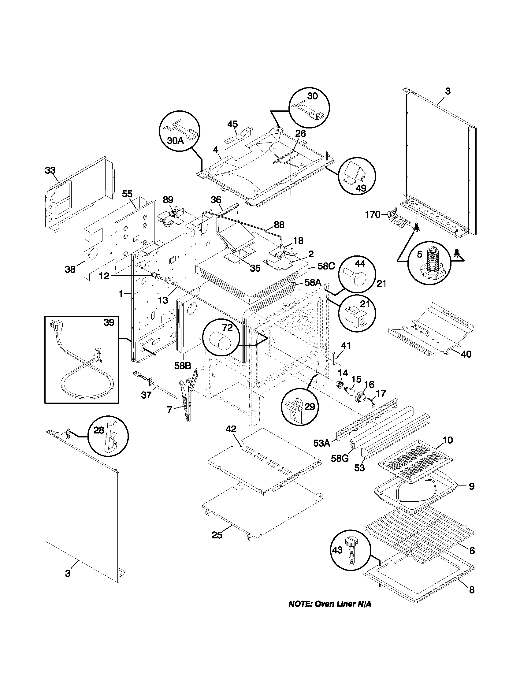 Gibson GGF354CHSD body diagram