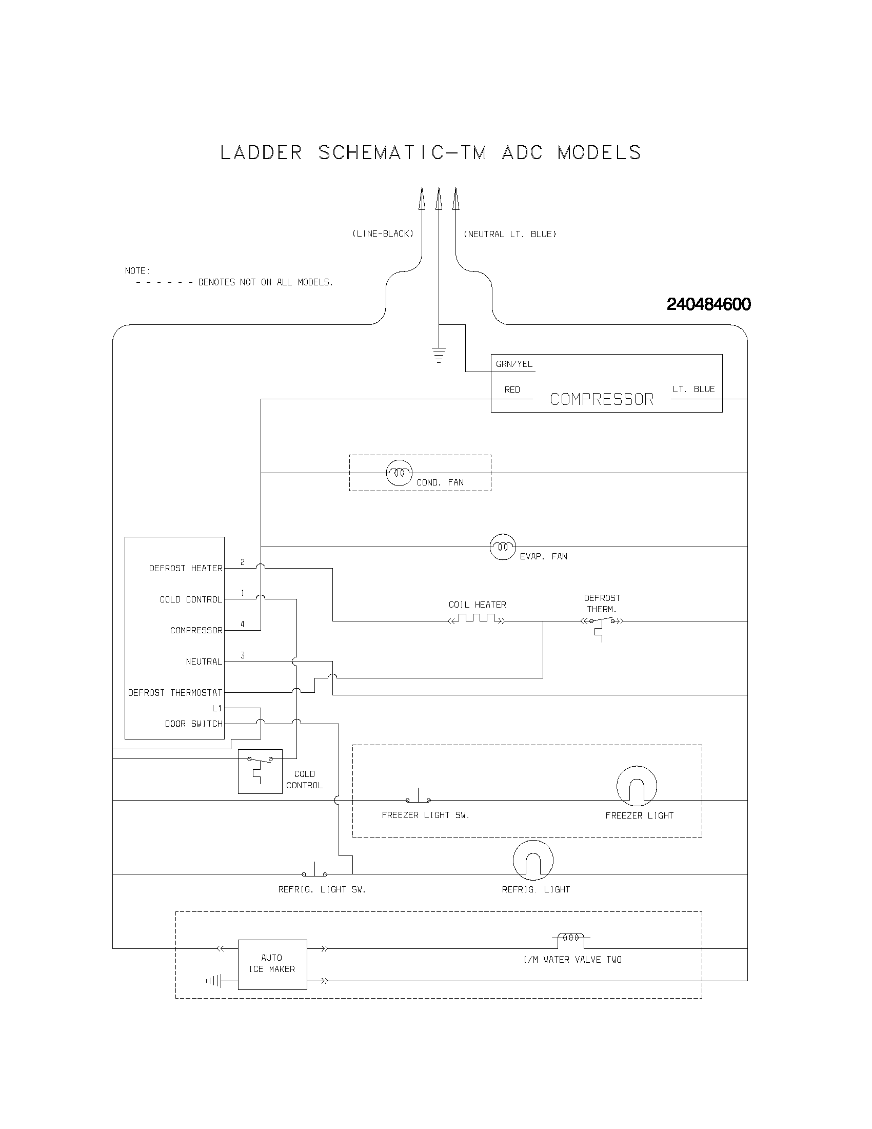 Kenmore 25331624102 wiring schematic diagram