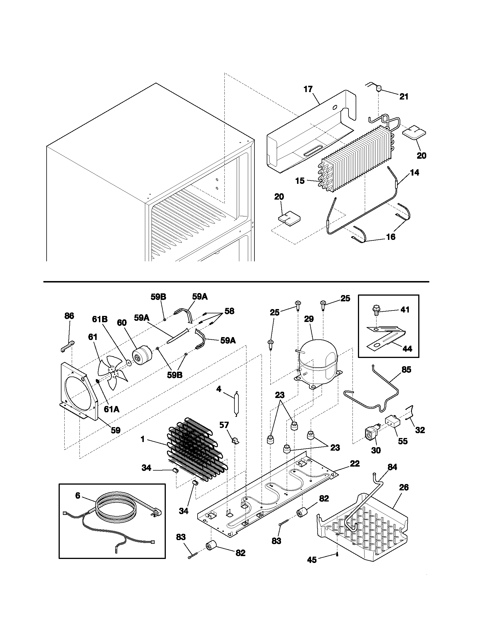 Kenmore 25331640103 system diagram