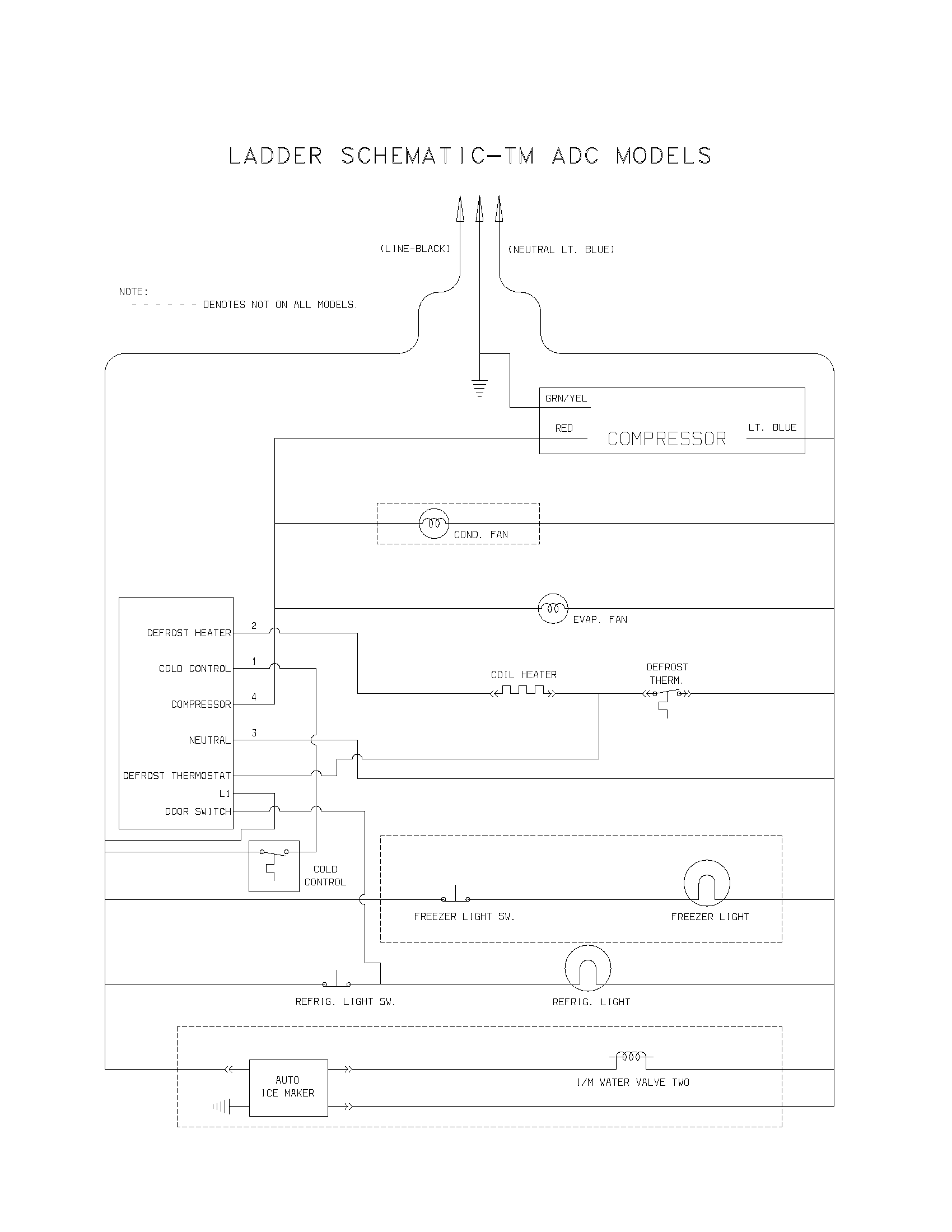 Kenmore 25331640103 wiring schematic diagram