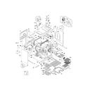 Frigidaire PLEF489ACD body diagram