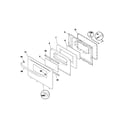 Frigidaire FEF326ABC door diagram