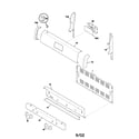 Frigidaire FGF326AUB backguard diagram