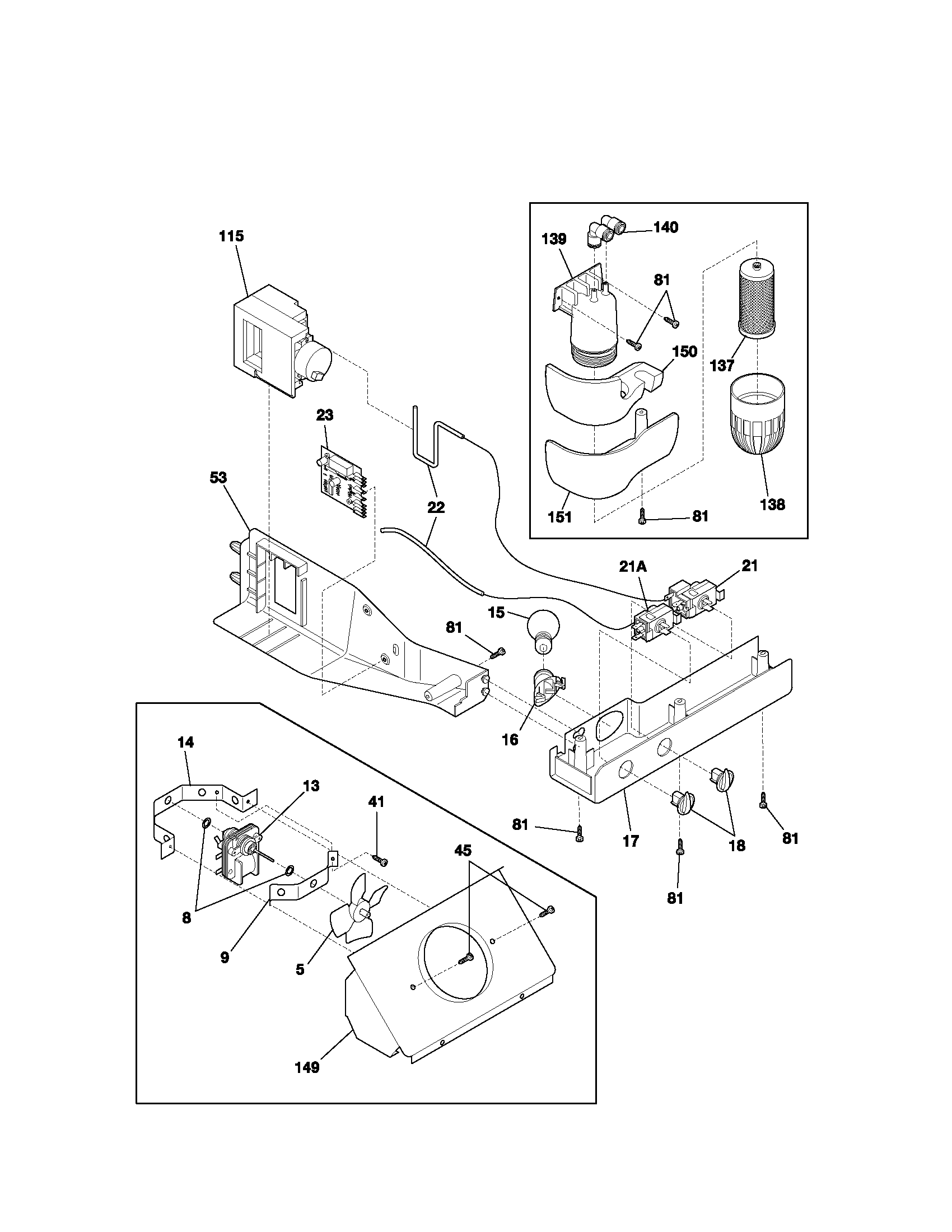 Kenmore 25352612201 controls diagram